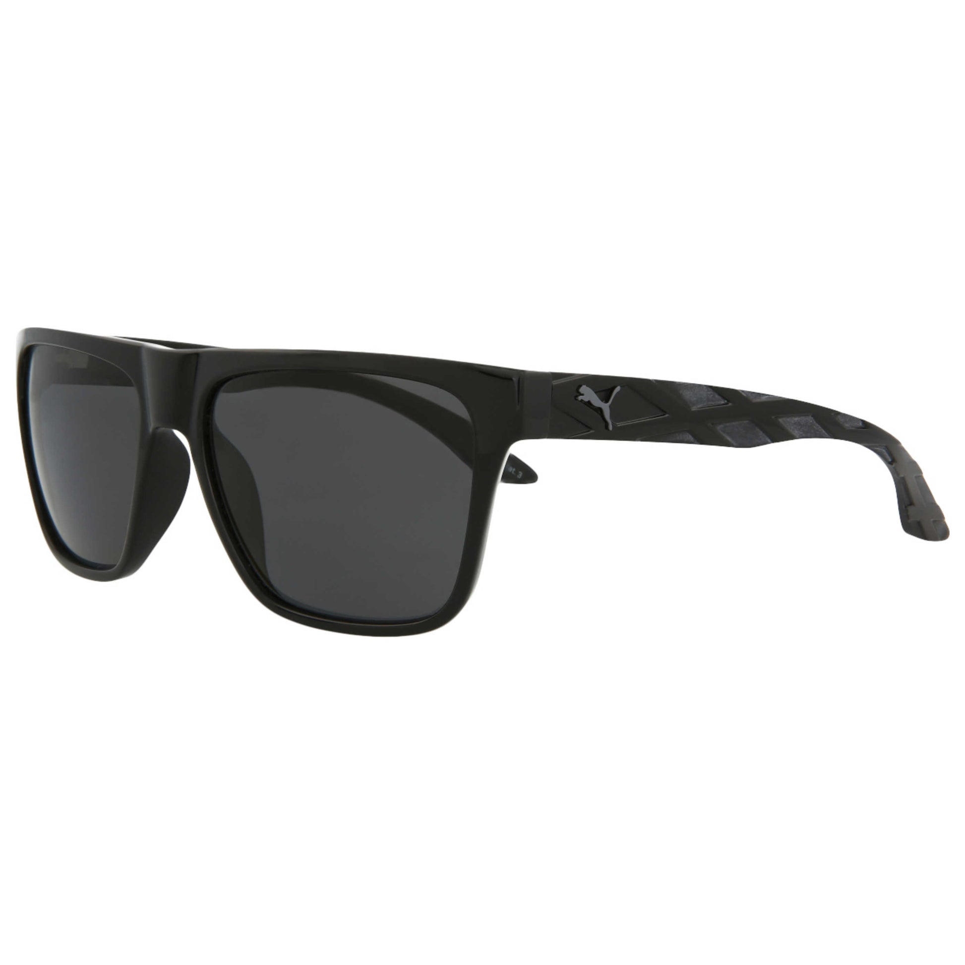 Front view of Puma Core Men's Sunglasses PU0008SA-30000040-002