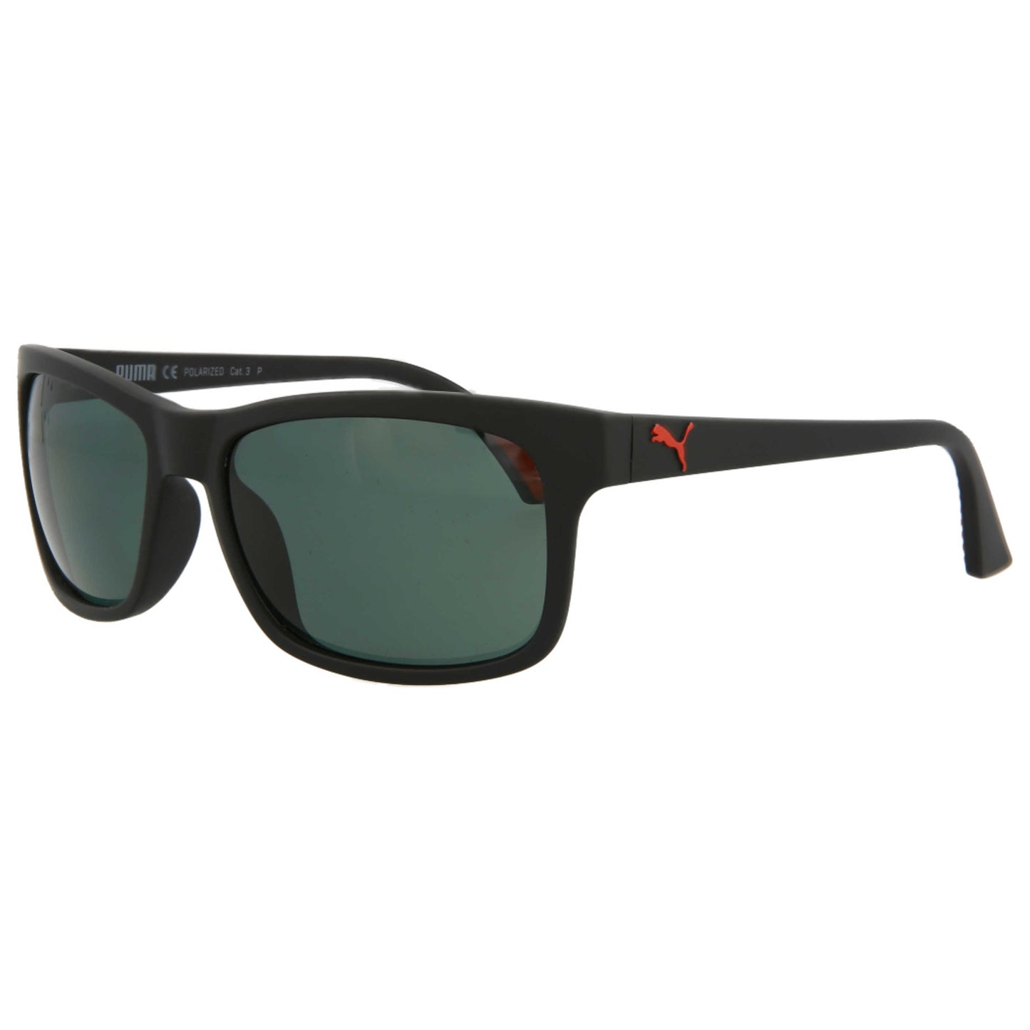 Front view of Puma Core Men's Sunglasses PU0010S-30000011-001