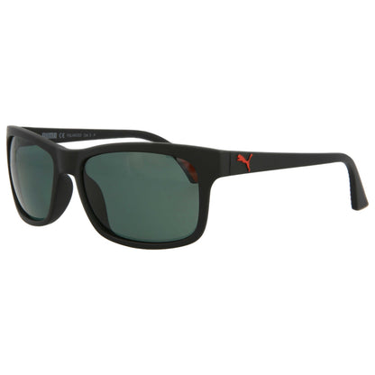 Front view of Puma Core Men's Sunglasses PU0010S-30000011-001
