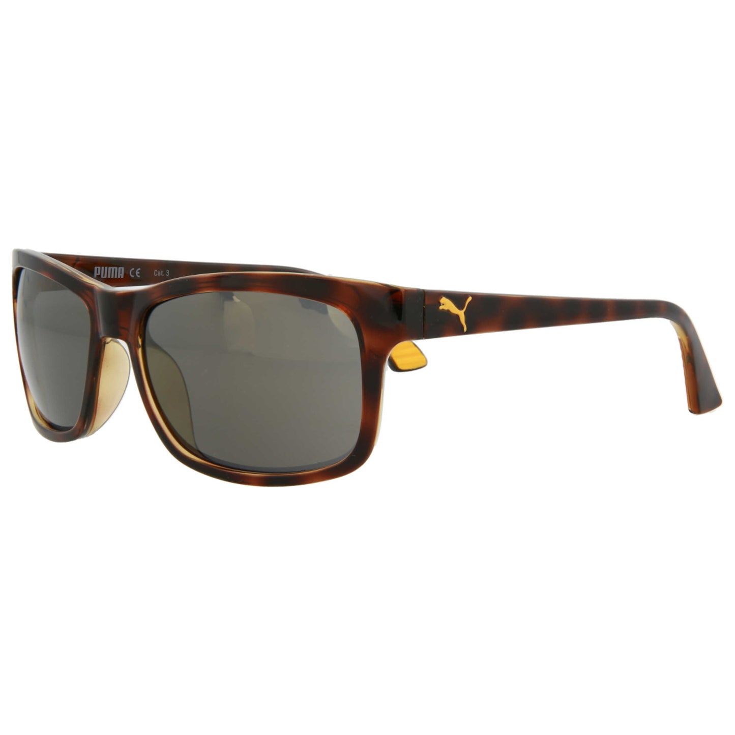 Front view of Puma Core Men's Sunglasses PU0010S-30000011-003