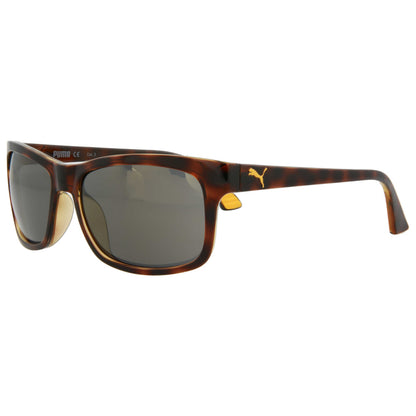 Front view of Puma Core Men's Sunglasses PU0010S-30000011-003