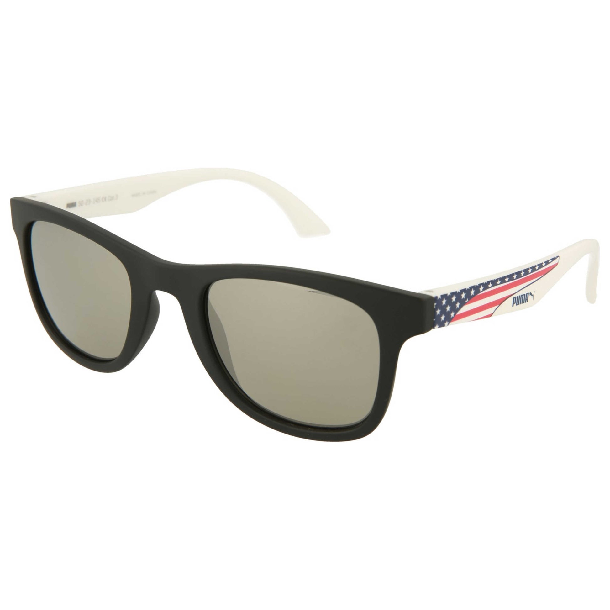 Front view of Puma Core Unisex Sunglasses PU0012S-30000012-002