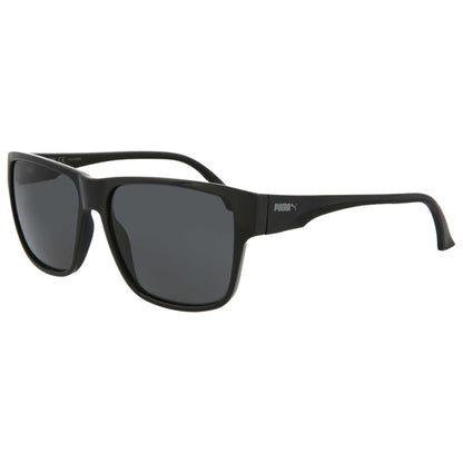 Front view of Puma Core Unisex Sunglasses PU0014S-30000015-001