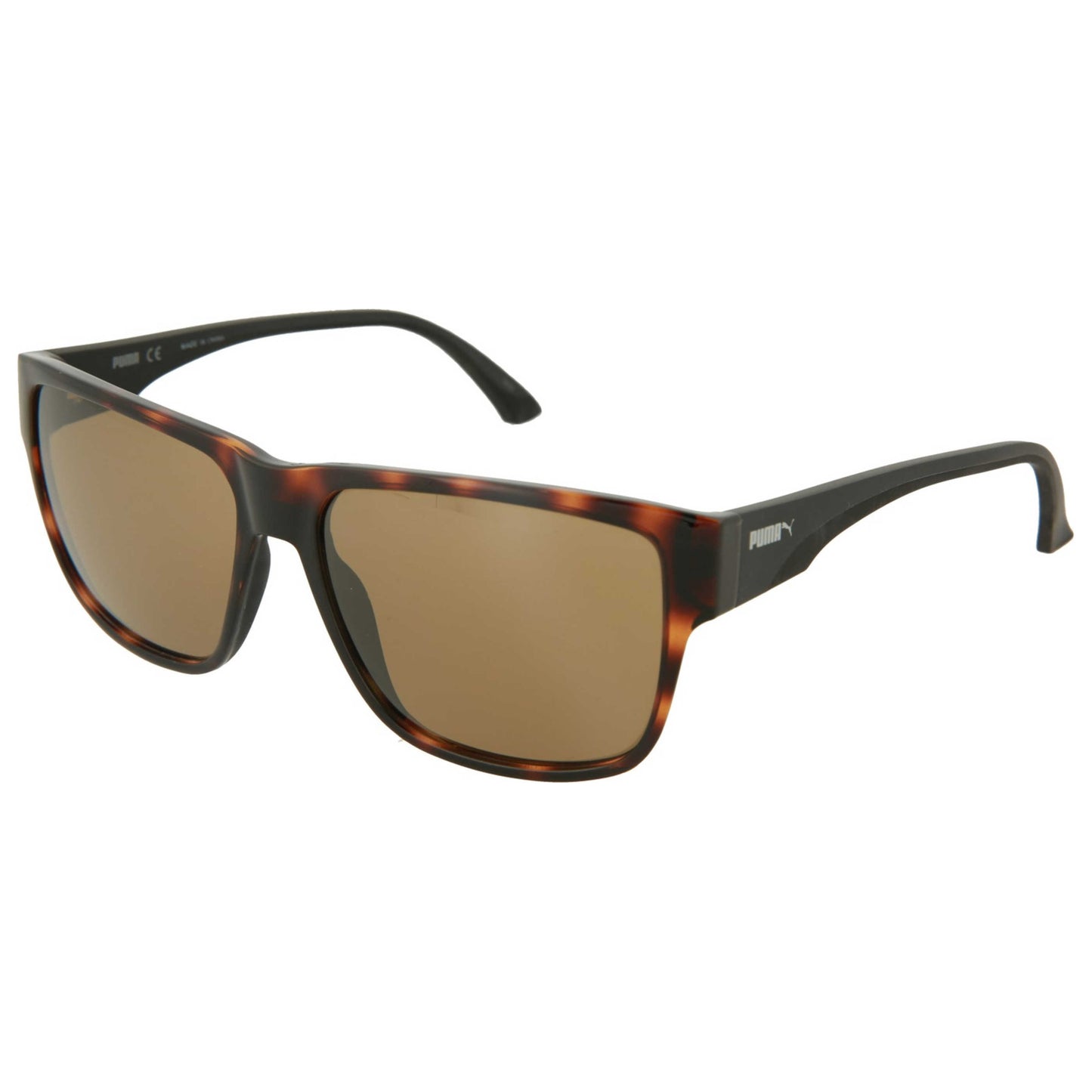 Front view of Puma Core Unisex Sunglasses PU0014S-30000015-003