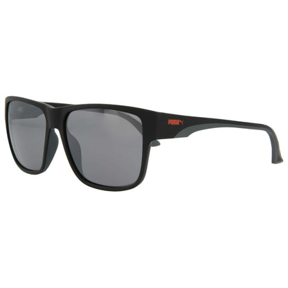 Front view of Puma Core Unisex Sunglasses PU0014SA-30000016-002