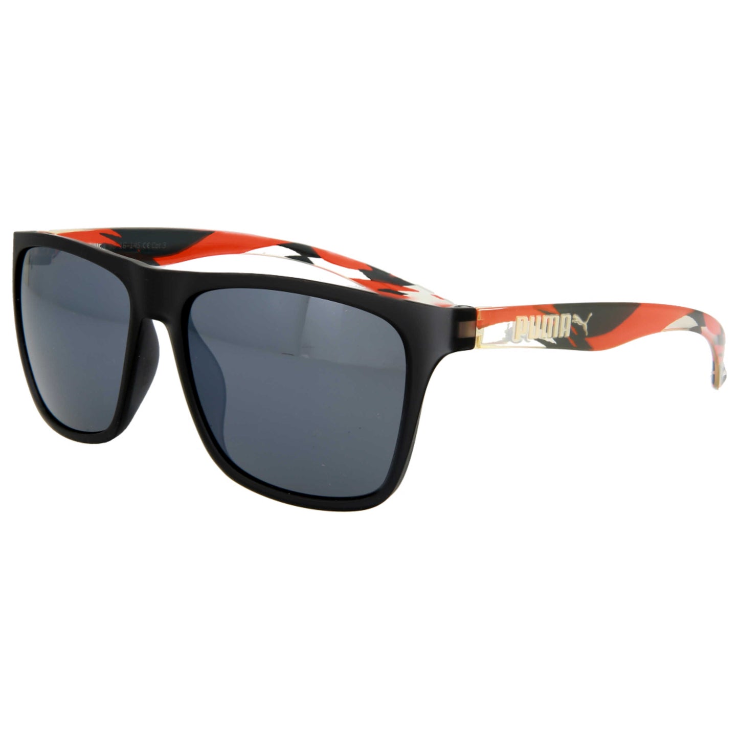 Front view of Puma Core Men's Sunglasses PU0017S-30000046-004