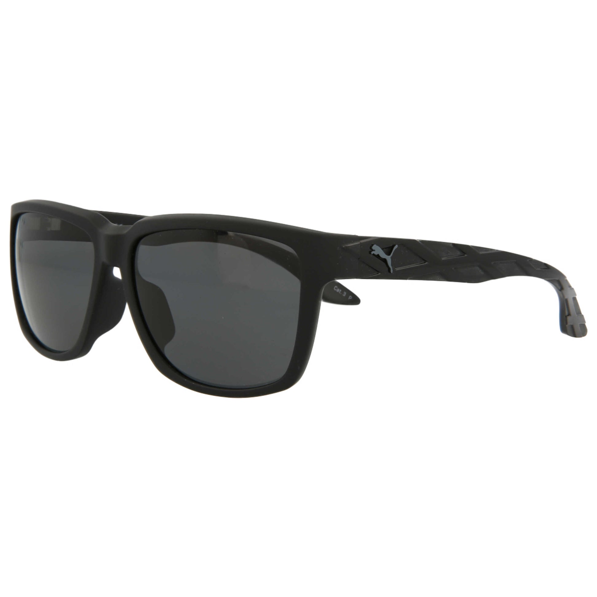 Front view of Puma Core Men's Sunglasses PU0037SA-30000308-001