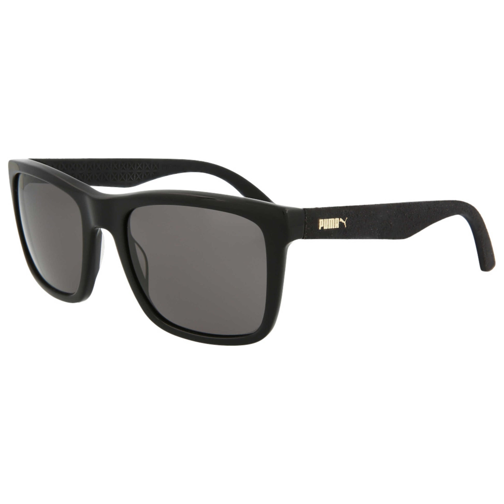 Front view of Puma Core Unisex Sunglasses PU0040S-30000313-002