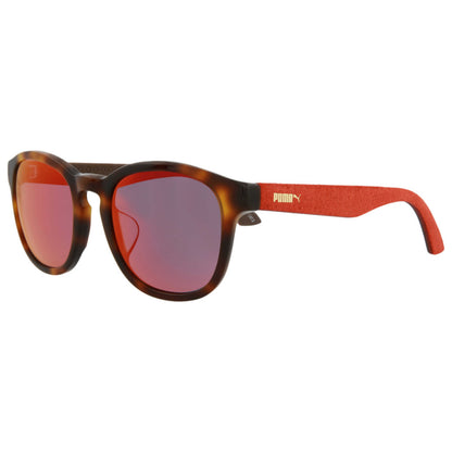 Front view of Puma Core Unisex Sunglasses PU0042SA-30000317-004