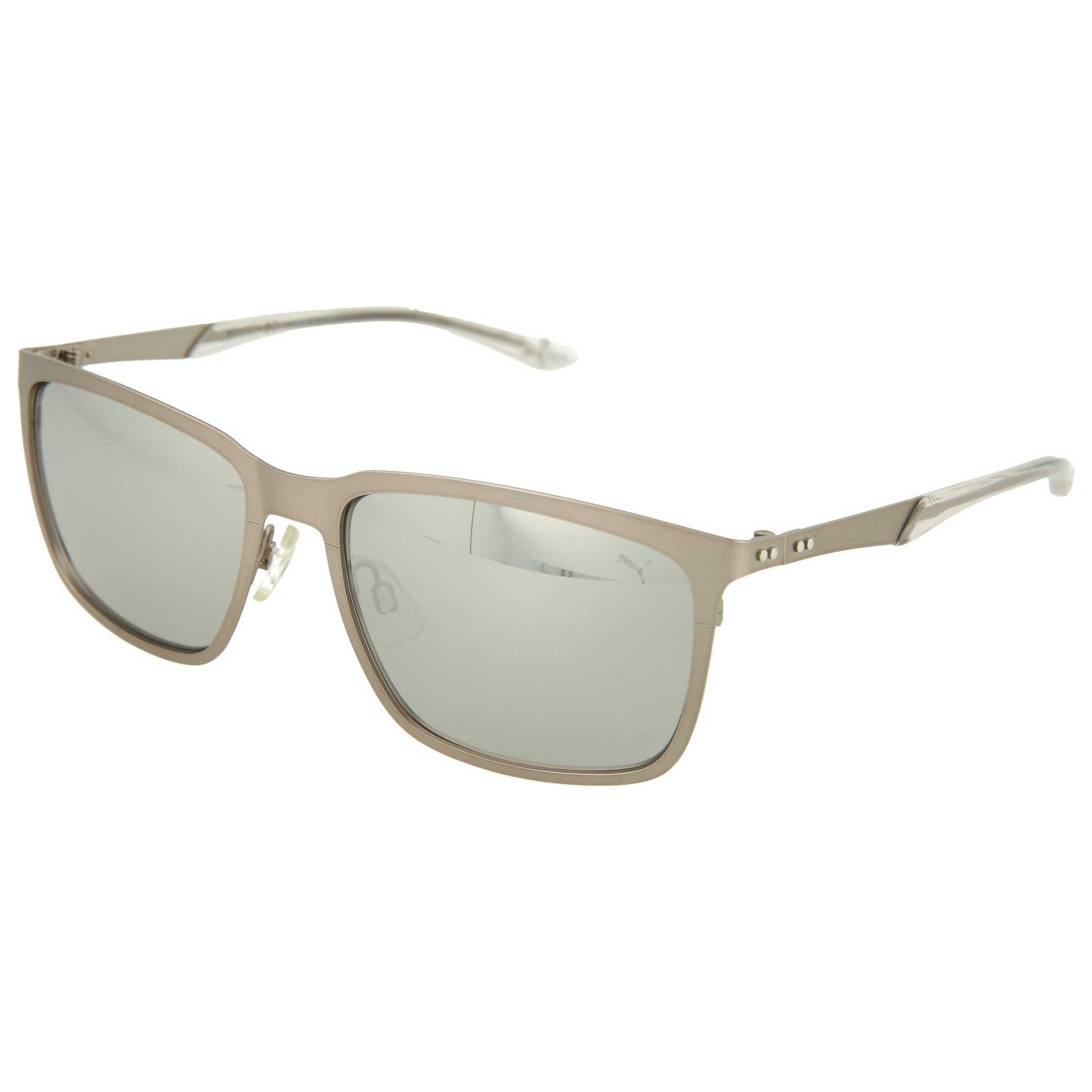 Front view of Puma Core Men's Sunglasses PU0091S-30001228-005