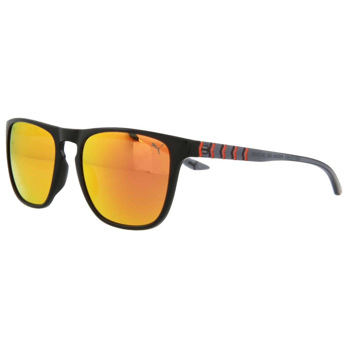 Front view of Puma Core Unisex Sunglasses PU0131S-30002037-003