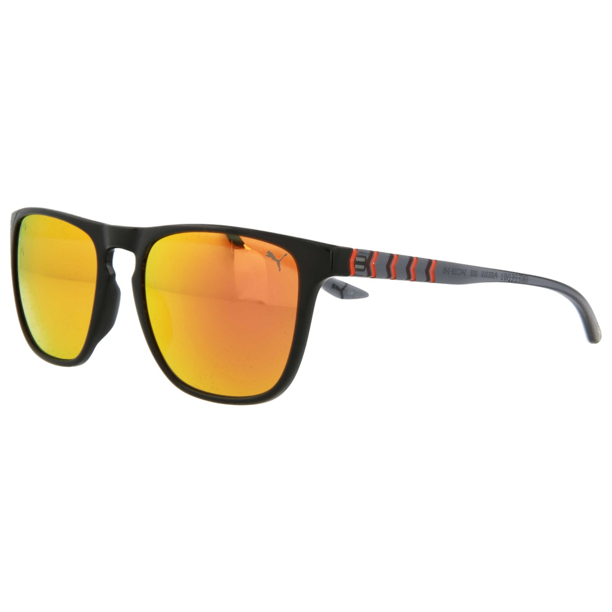 Front view of Puma Core Unisex Sunglasses PU0131S-30002037-003