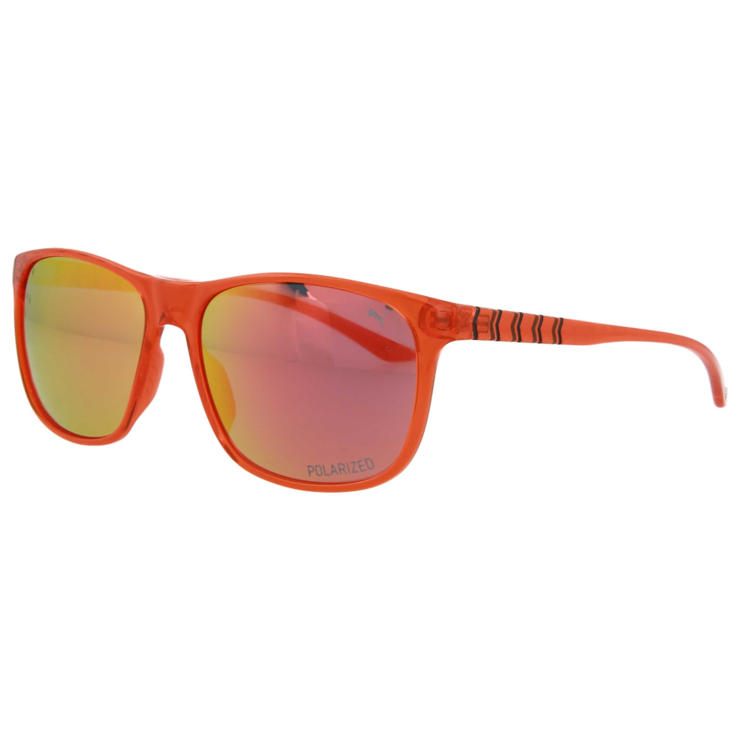 Front view of Puma Core Unisex Sunglasses PU0132S-30002038-010