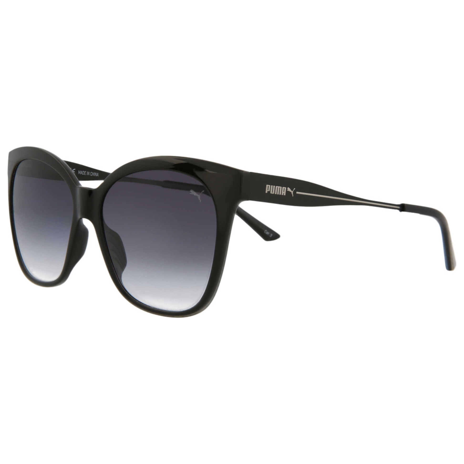 Front view of Puma Core Women's Sunglasses PU0171S-30002749-001