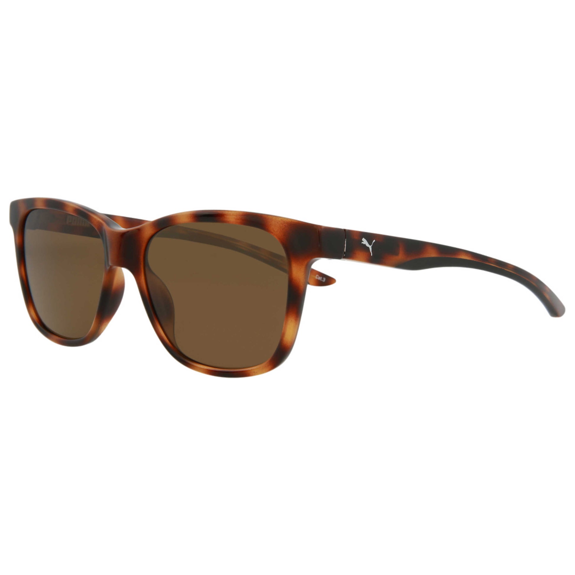 Front view of Puma Core Unisex Sunglasses PU0196S-30006180-003