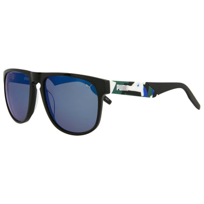 Front view of Puma Core Men's Sunglasses PU0225S-30007380-003