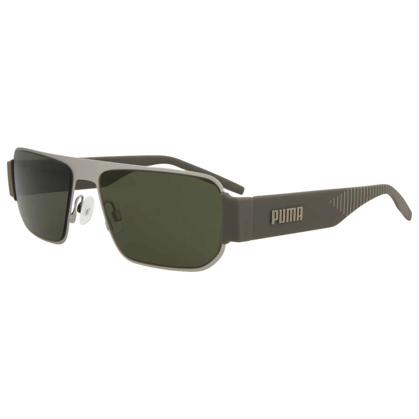 Front view of Puma Core Unisex Sunglasses PU0283S-30008781-002