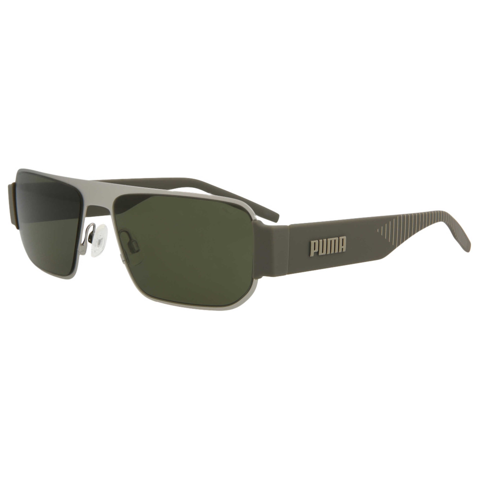 Front view of Puma Core Unisex Sunglasses PU0283S-30008781-002