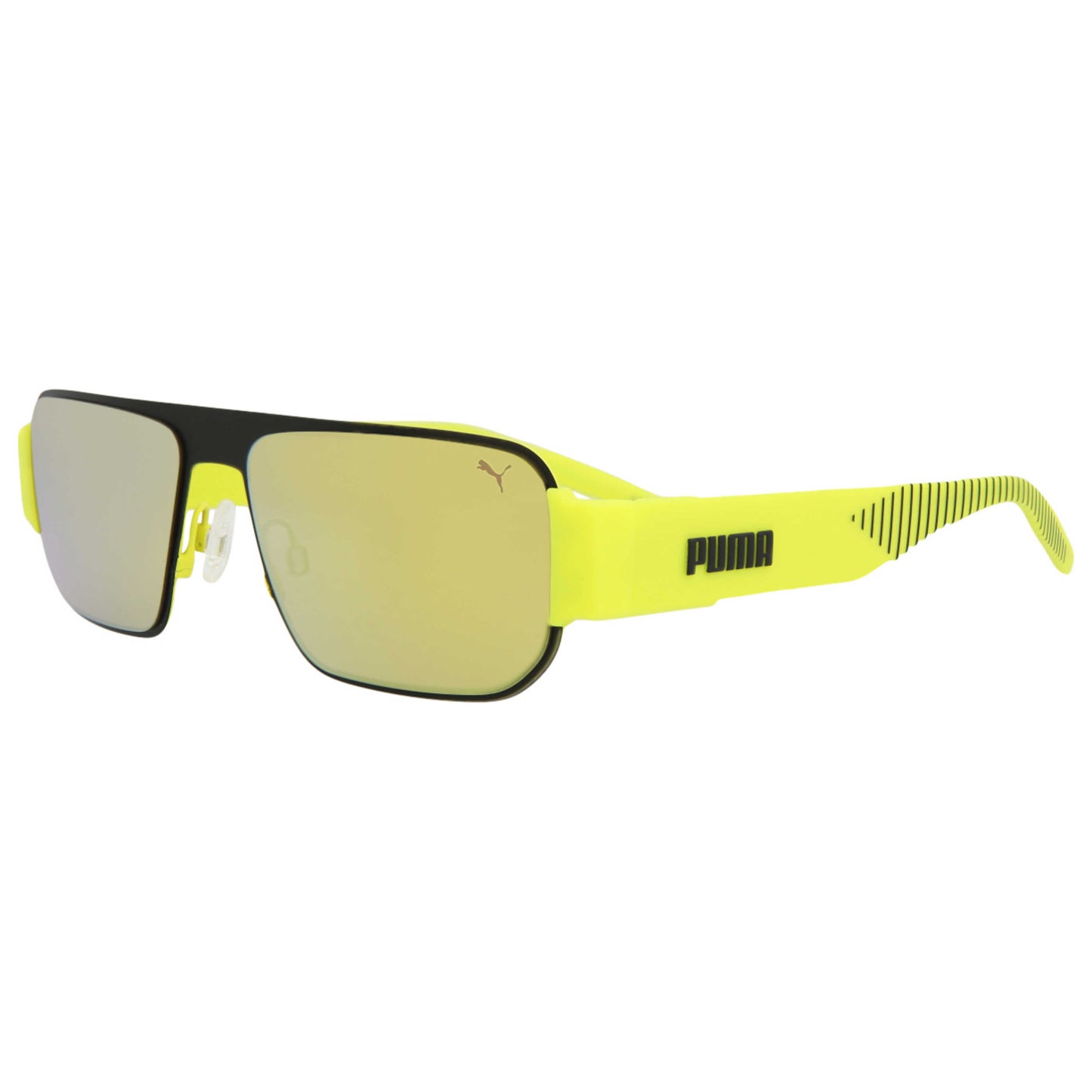 Front view of Puma Core Unisex Sunglasses PU0283S-30008781-003