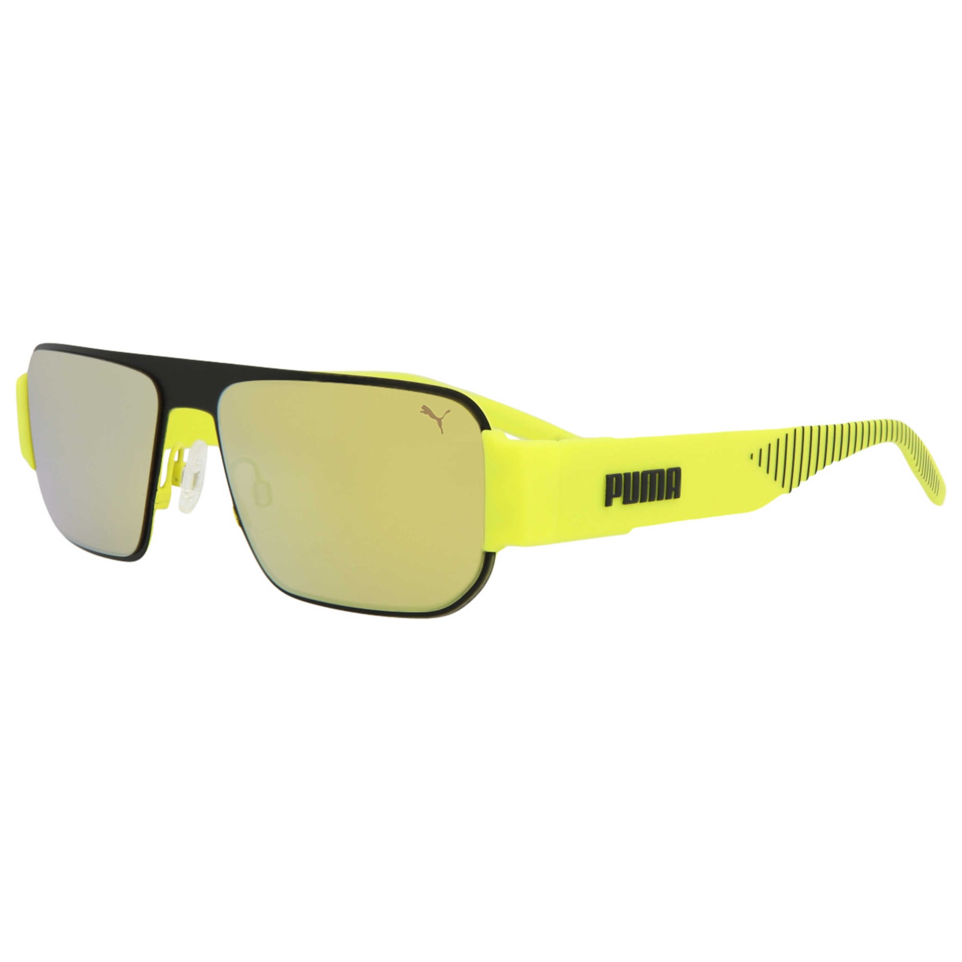 Front view of Puma Core Unisex Sunglasses PU0283S-30008781-003