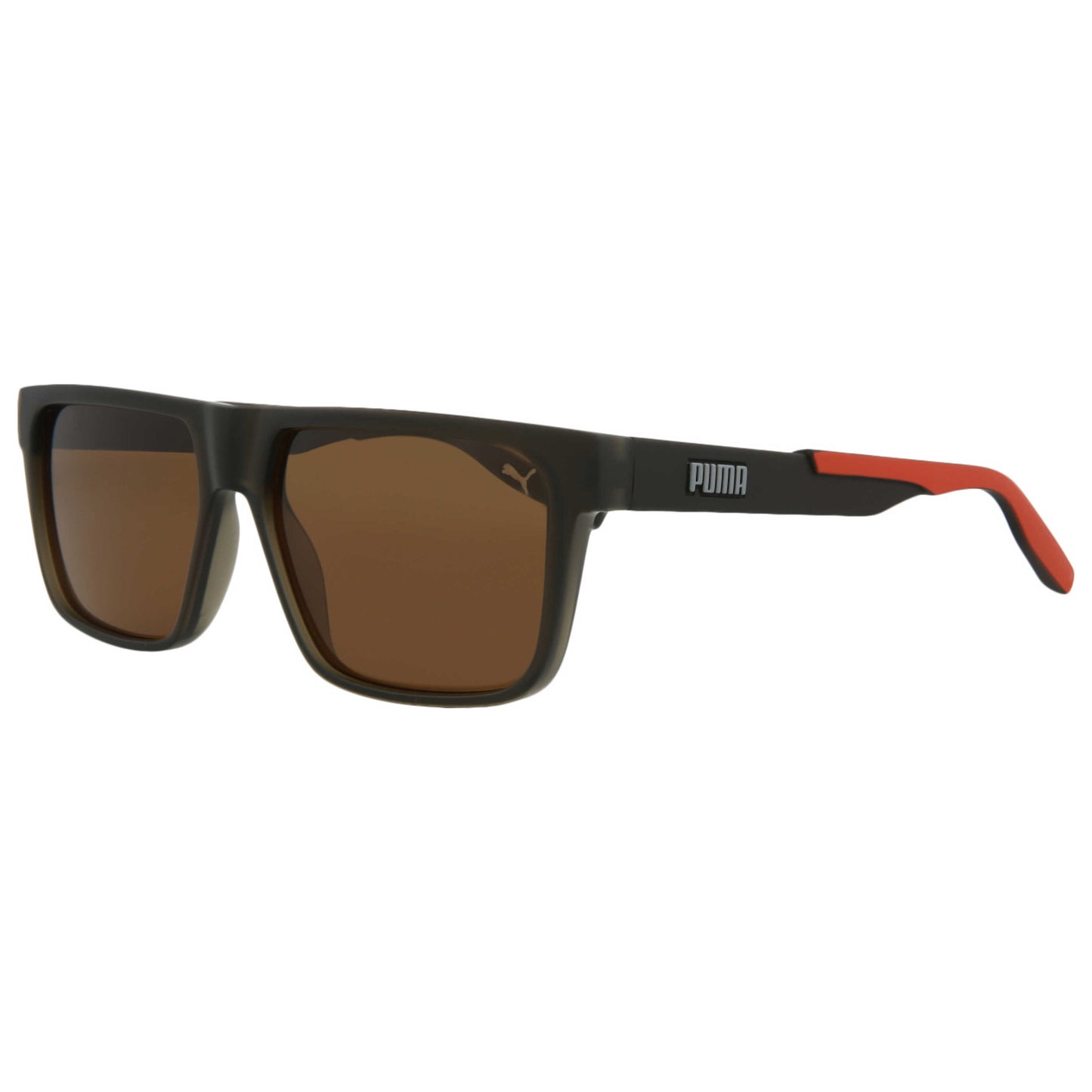 Front view of Puma Core Unisex Sunglasses PU0315S-30009634-003