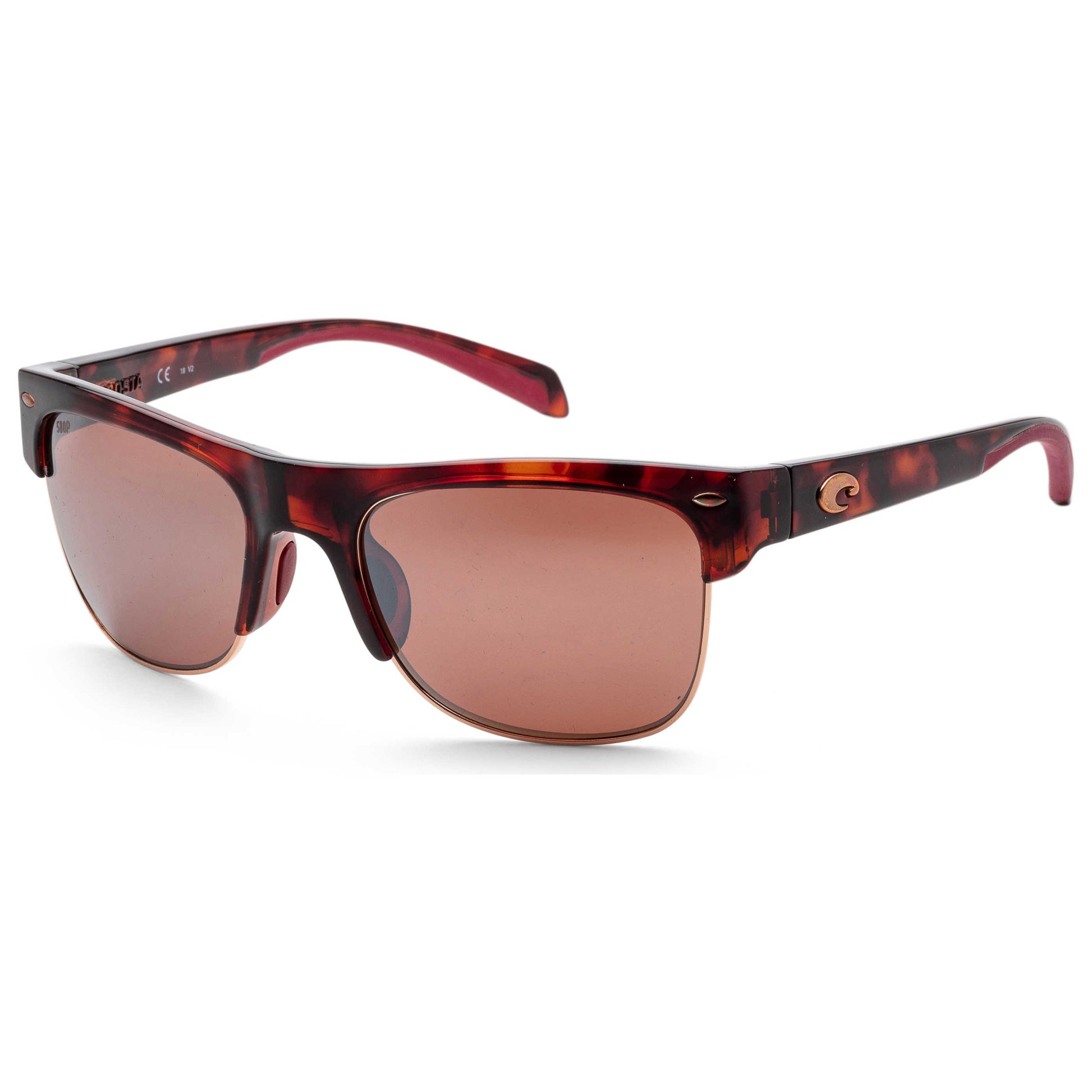 Front view of Costa del Mar Pawleys Unisex Sunglasses PW201OSCP