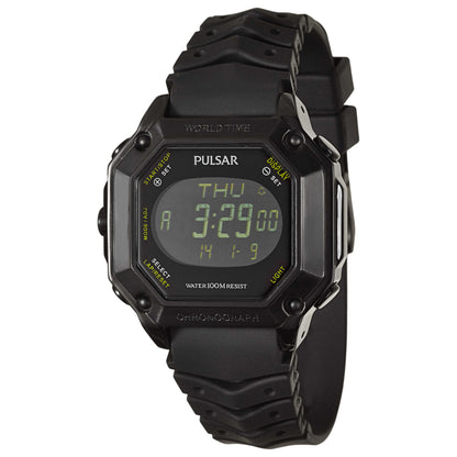 Front view of Pulsar On The Go Men's Quartz Watch PW3003
