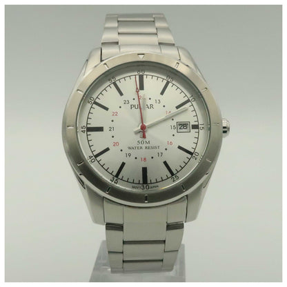 Front view of Pulsar Mensware Men's Quartz Watch PXH843X-PO