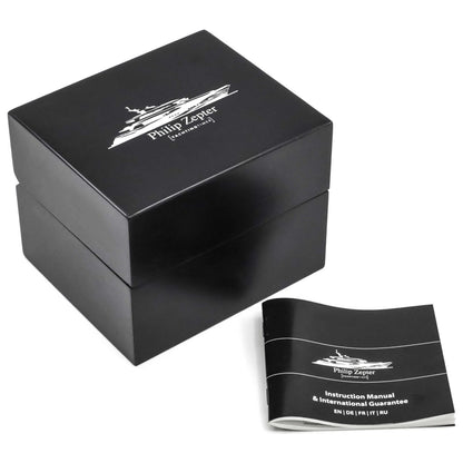 Philip Zepter Yachting Timer Men's Quartz Watch PZYT-BLK - Image #6
