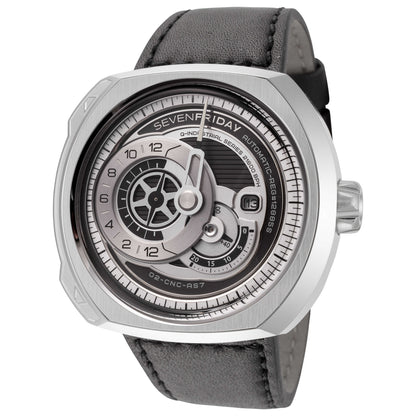 Front view of Sevenfriday Q-Series Men's Automatic Watch Q1-03