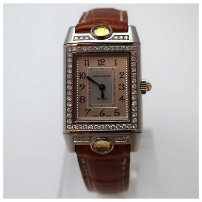 Front view of Jaeger-LeCoultre Reverso Joaillerie Women's Manual-Wind Watch Q2623401-SDV2