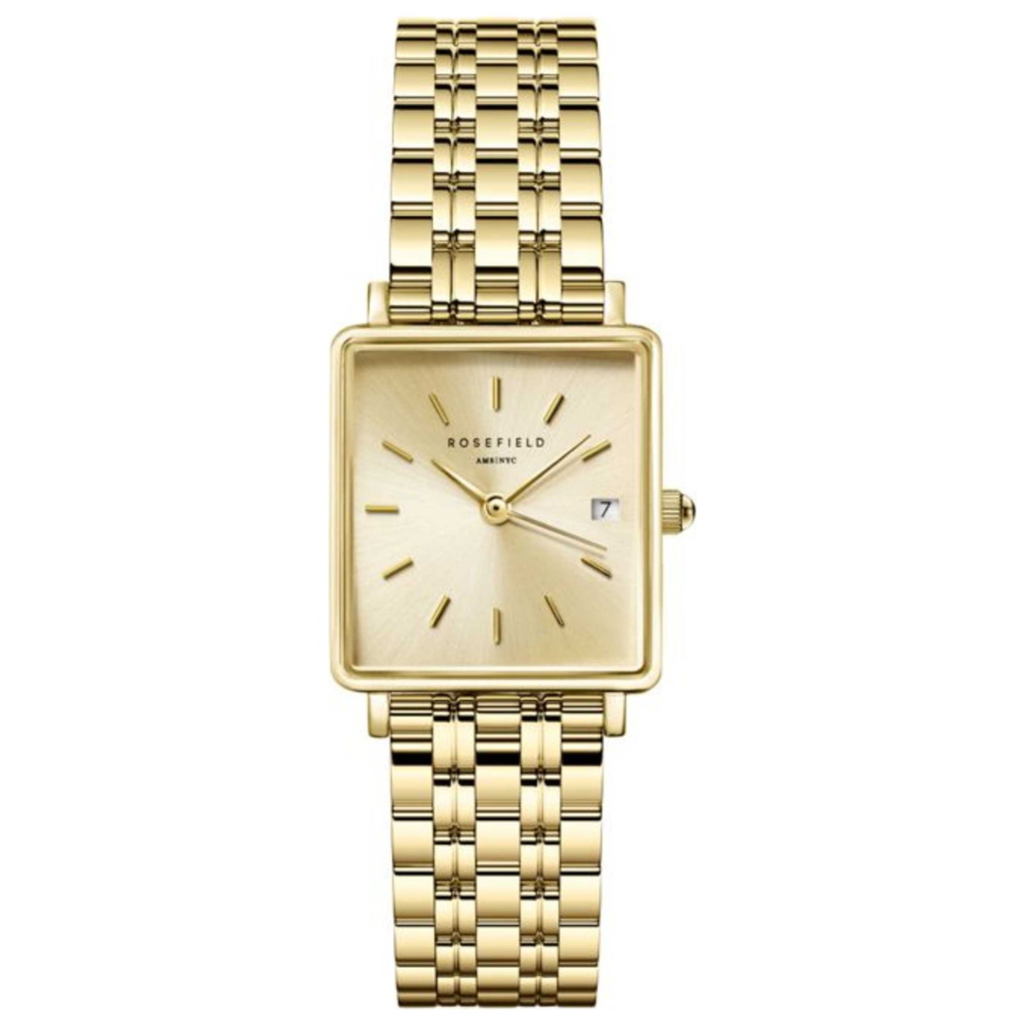 Front view of Rosefield Boxy Women's Quartz Watch QCGSG-Q048