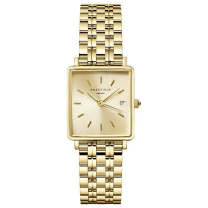 Front view of Rosefield Boxy Women's Quartz Watch QCGSG-Q048
