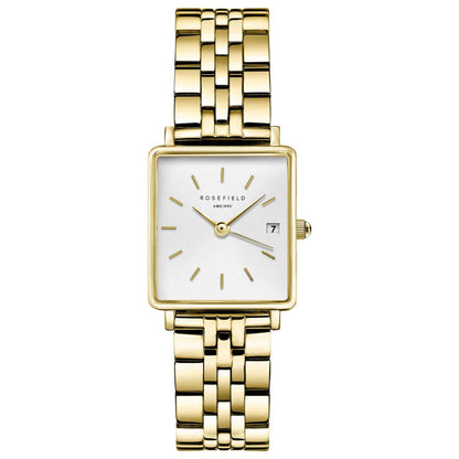 Front view of Rosefield Boxy Women's Quartz Watch QMWSG-Q021