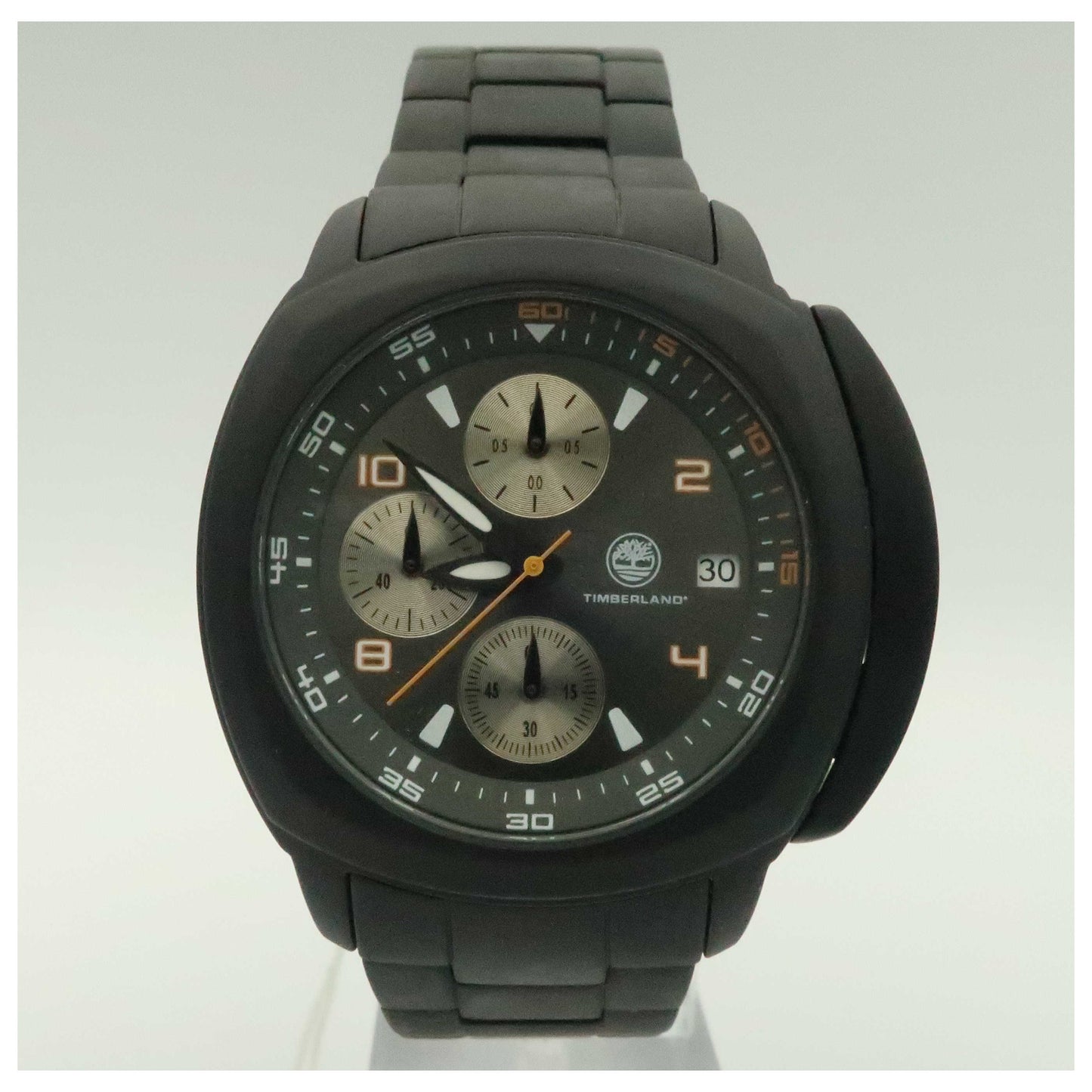 Front view of Timberland OP Orange Men's Watch QT5527103-PO