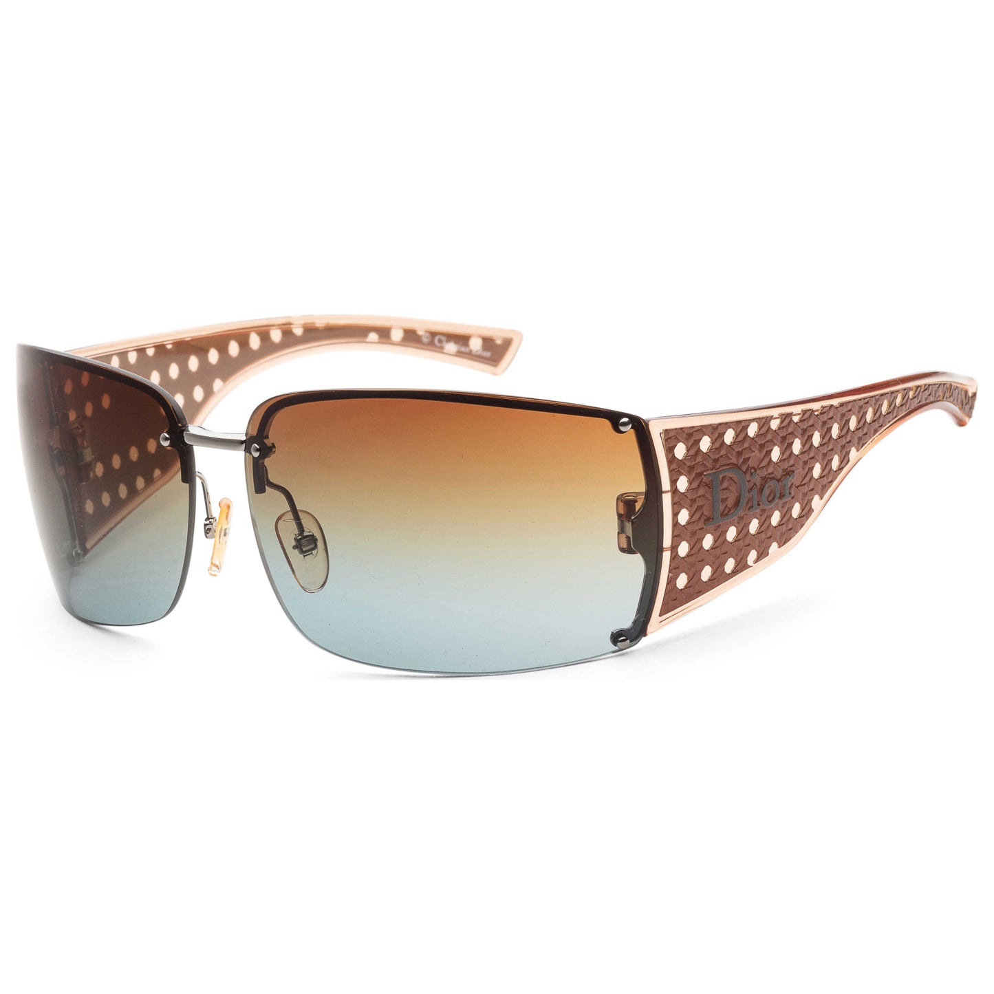 Front view of Christian Dior Quadrille Women's Sunglasses QUADRFS-0QHQ-KI