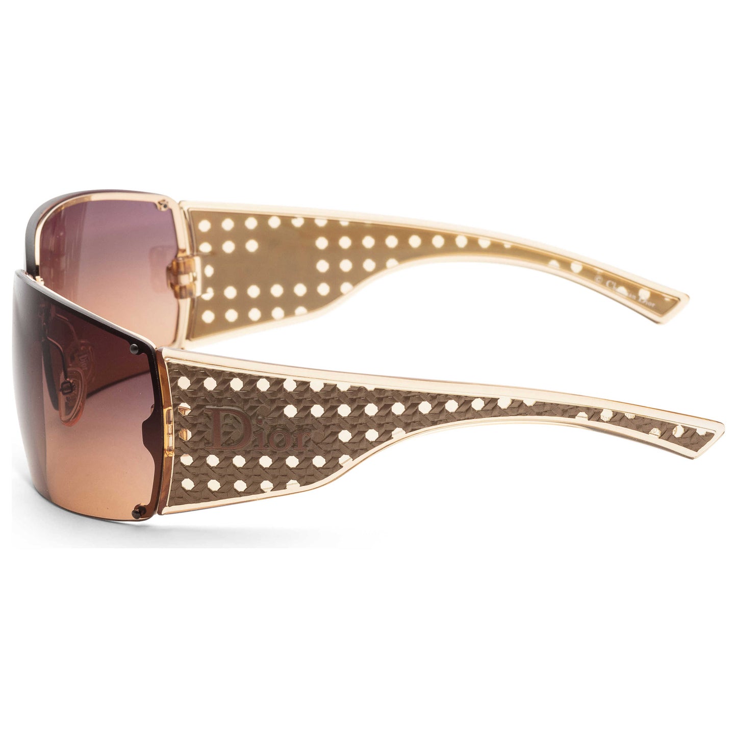 Left view of Christian Dior Quadrille Women's Sunglasses QUADRFS-0QHS-R1