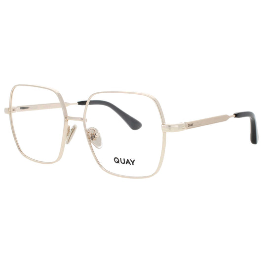 Front view of Quay Women's Eyeglasses QUAY-OG-OF-2531-GLD-RX