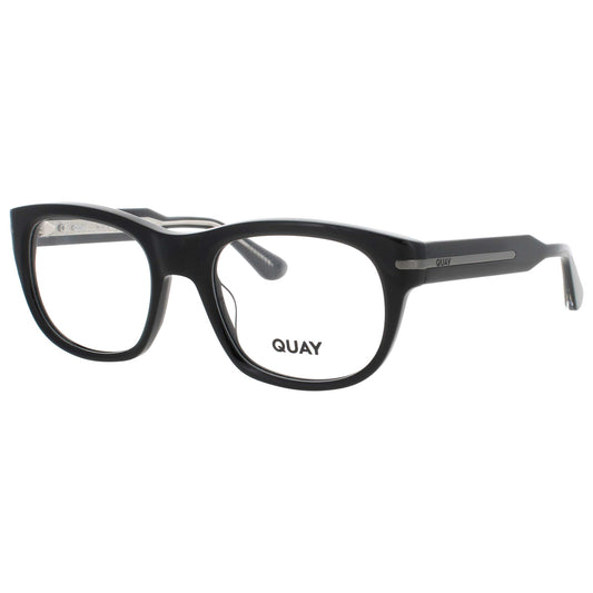 Front view of Quay Unisex Eyeglasses QUAY-OG-OF-2608-BLK-RX