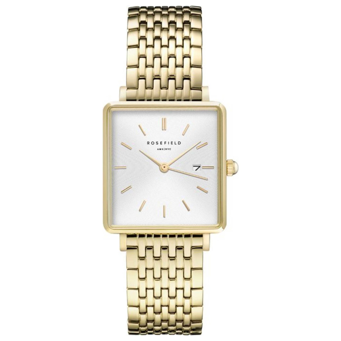 Front view of Rosefield Boxy Women's Quartz Watch QWSG-Q09