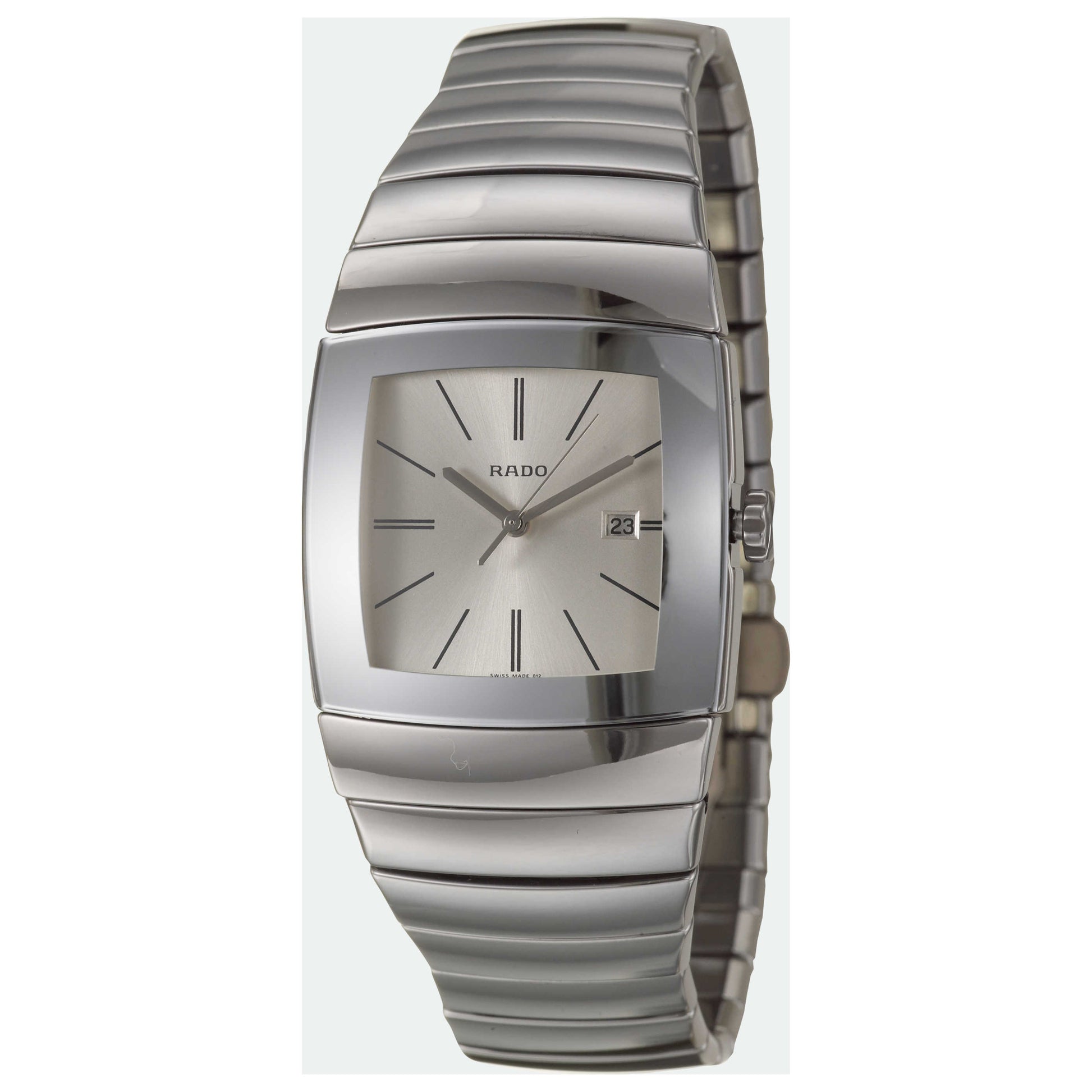 Front view of Rado Sintra Men's Swiss Quartz (Battery-Powered) Watch R13720122-SD