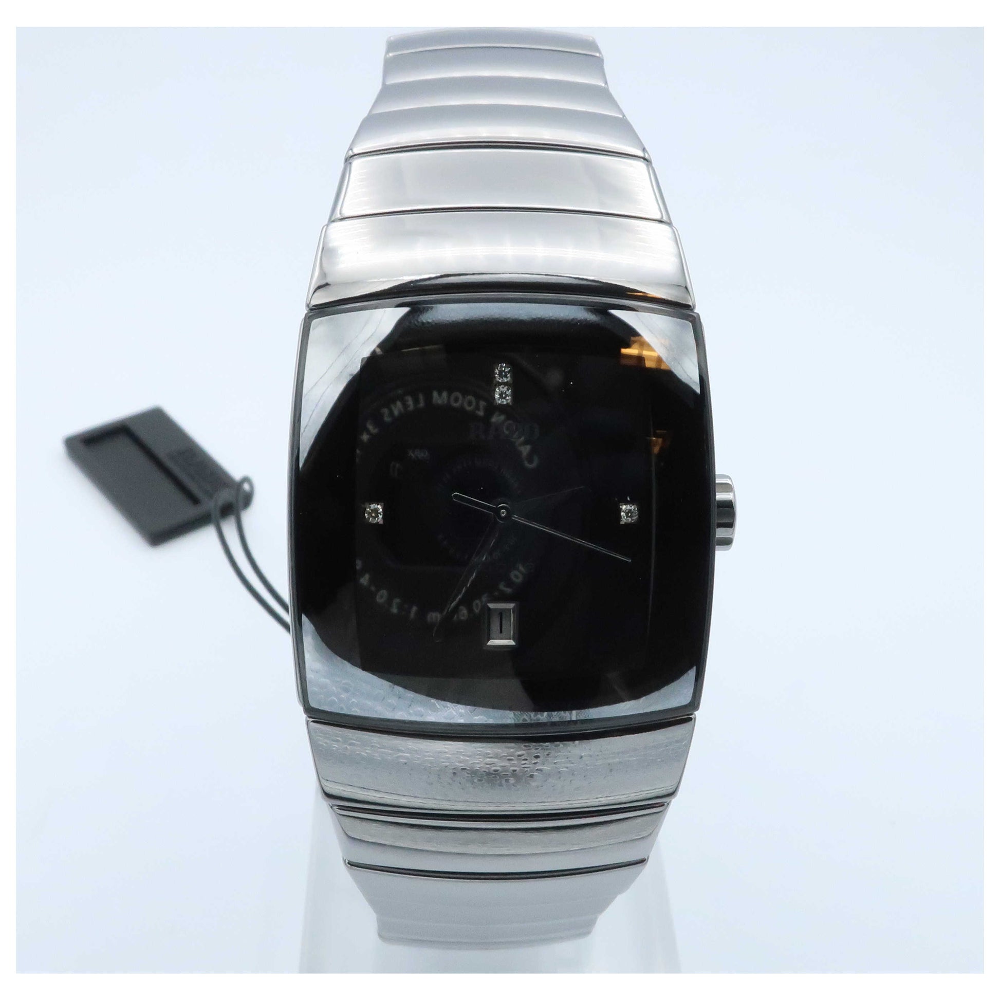 Front view of Rado Sintra Men's Swiss Quartz (Battery-Powered) Watch R13720702-SD