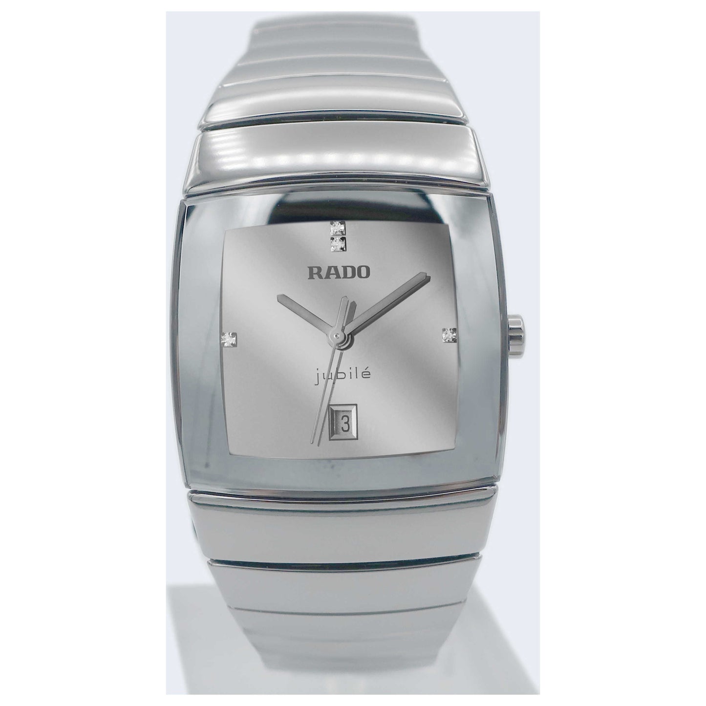 Front view of Rado Sintra Women's Swiss Quartz (Battery-Powered) Watch R13721702-SD