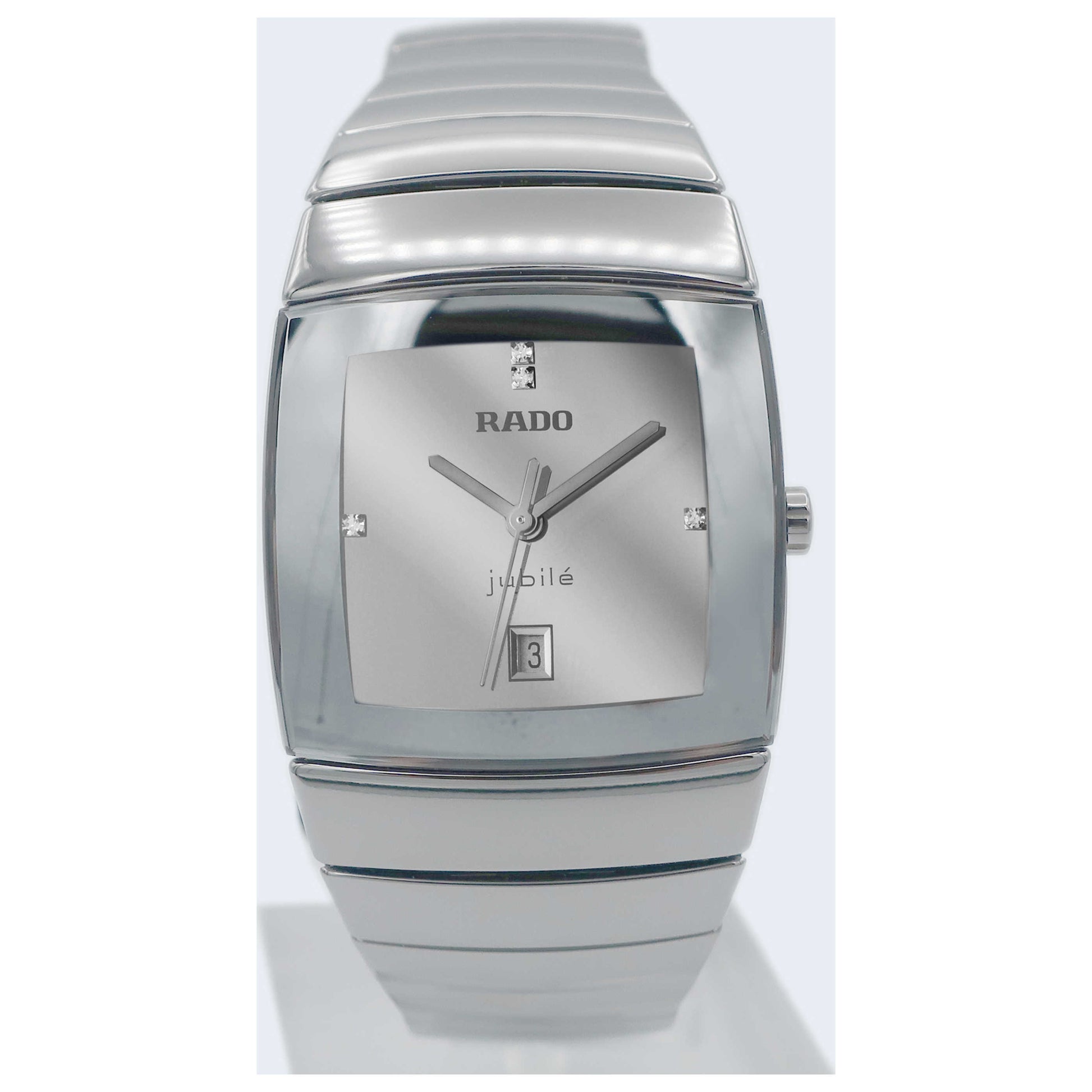 Front view of Rado Sintra Women's Swiss Quartz (Battery-Powered) Watch R13721702-SD