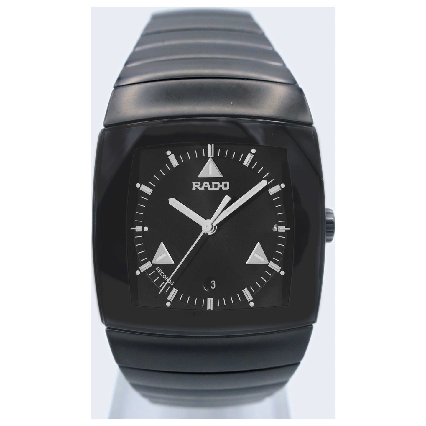 Front view of Rado Sintra Men's Swiss Quartz (Battery-Powered) Watch R13766152-SD