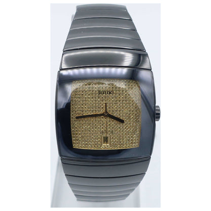 Front view of Rado Sintra Men's Swiss Quartz (Battery-Powered) Watch R13818702-SD