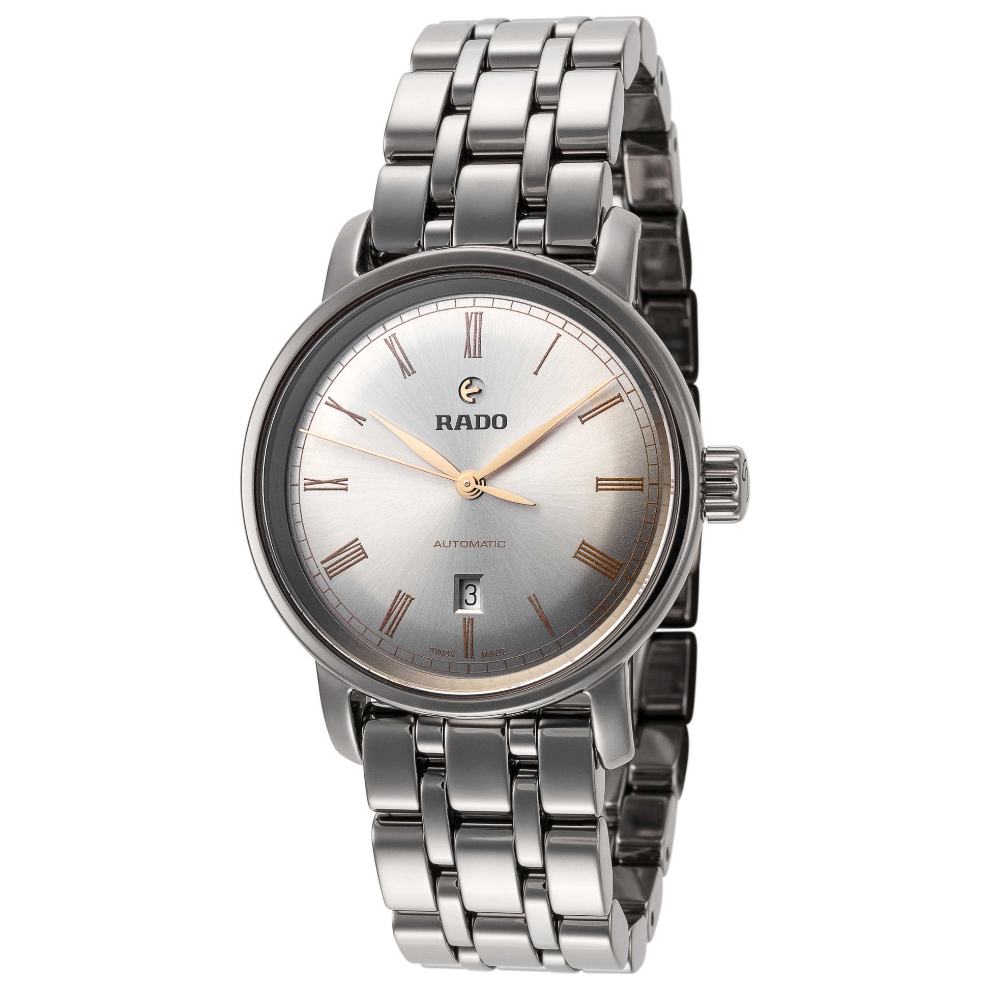 Front view of Rado Diamaster Men's Automatic Watch R14026102