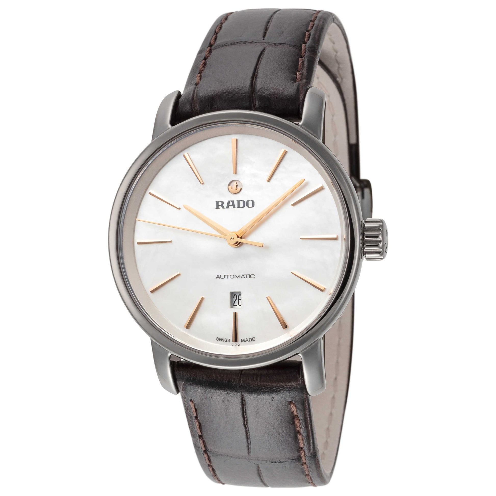 Front view of Rado DiaMaster Women's Automatic Watch R14026926