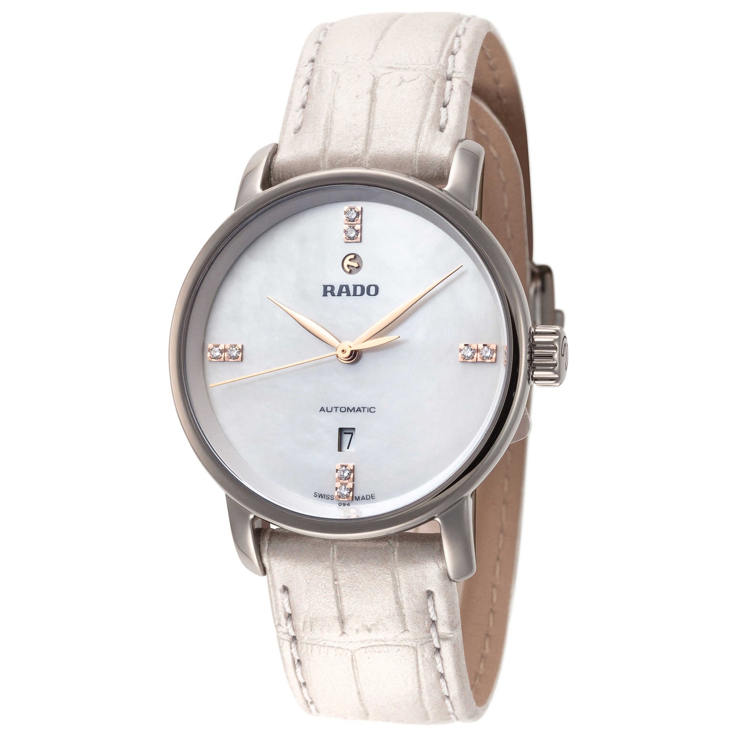 Front view of Rado DiaMaster Women's Automatic Watch R14026945