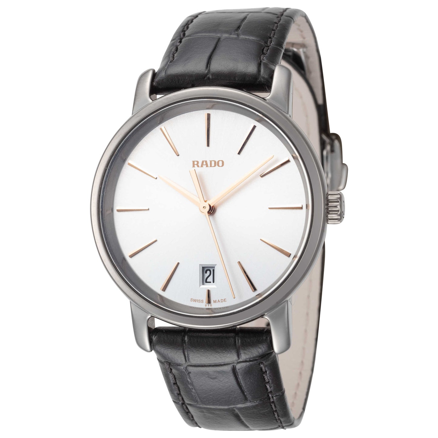 Front view of Rado DiaMaster Women's Quartz Watch R14064105